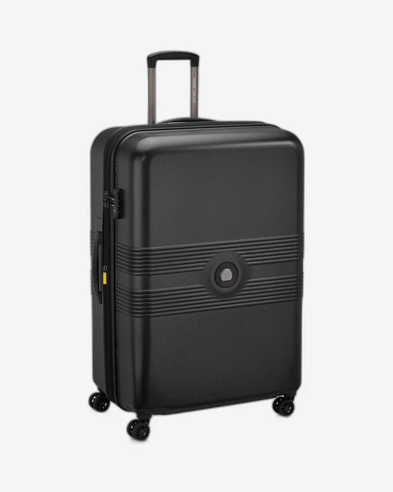DELSEY Paris flanerie se 82 cm 4 double wheeled expandable hardside check-in luggage trolley case - black